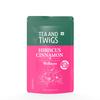 Tea And Twigs - Hibiscus Cinnamon Tea - 25 Tea Bags Pouch 50 Gram| Herbal Teas | Natural Hibiscus Flower and Cinnamon| Caffeine Free | Wellness Tea