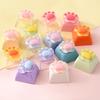 Transparent 3D Cat Paw DIY Keycap for Universal Mechanical Keyboards