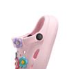 New Flower Flat Solid Non-Slip Sandals Summer Children's Shoes For Girls Casual Soft PVC Beach Sandal Quick-drying Outdoor Shoes