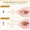 1Pcs Fiber Tip Gold Stainless Steel Lash Pickup Tool Eyelash Extension Tweezers For Volume Fans Classic Lash Isolation