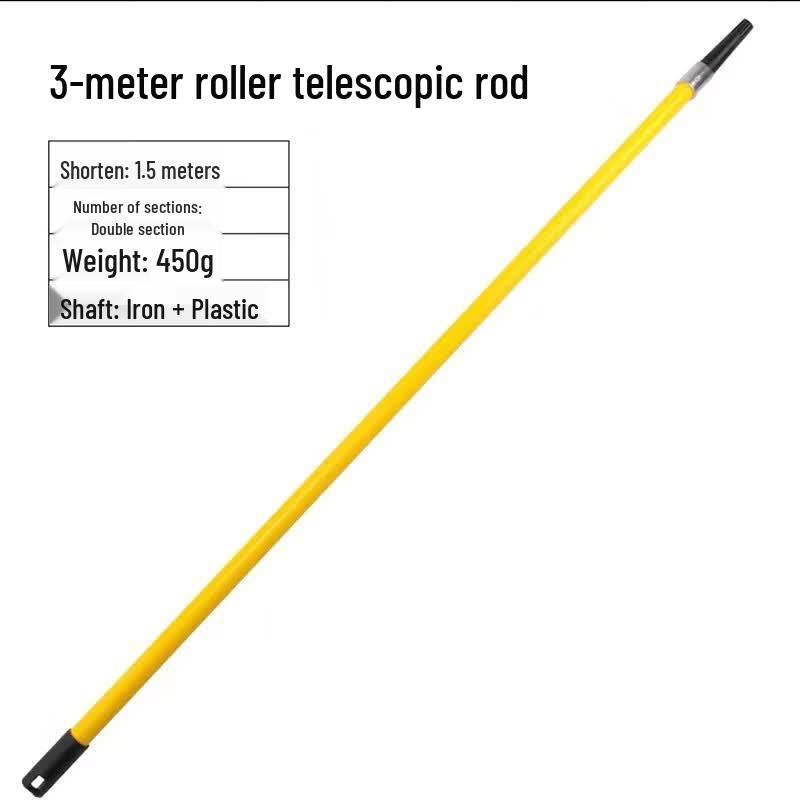 Paint Roller with Telescopic Extension Pole
