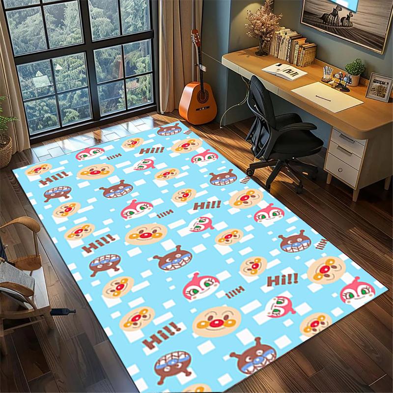 

Large Area Home Decor Rug Bread Superman Non Slip Washable Floor Mat Gamer Room Carpet 60x90cm