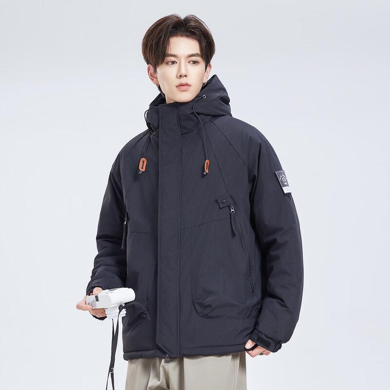 paul frank Men's Winter Hooded Padded Jacket