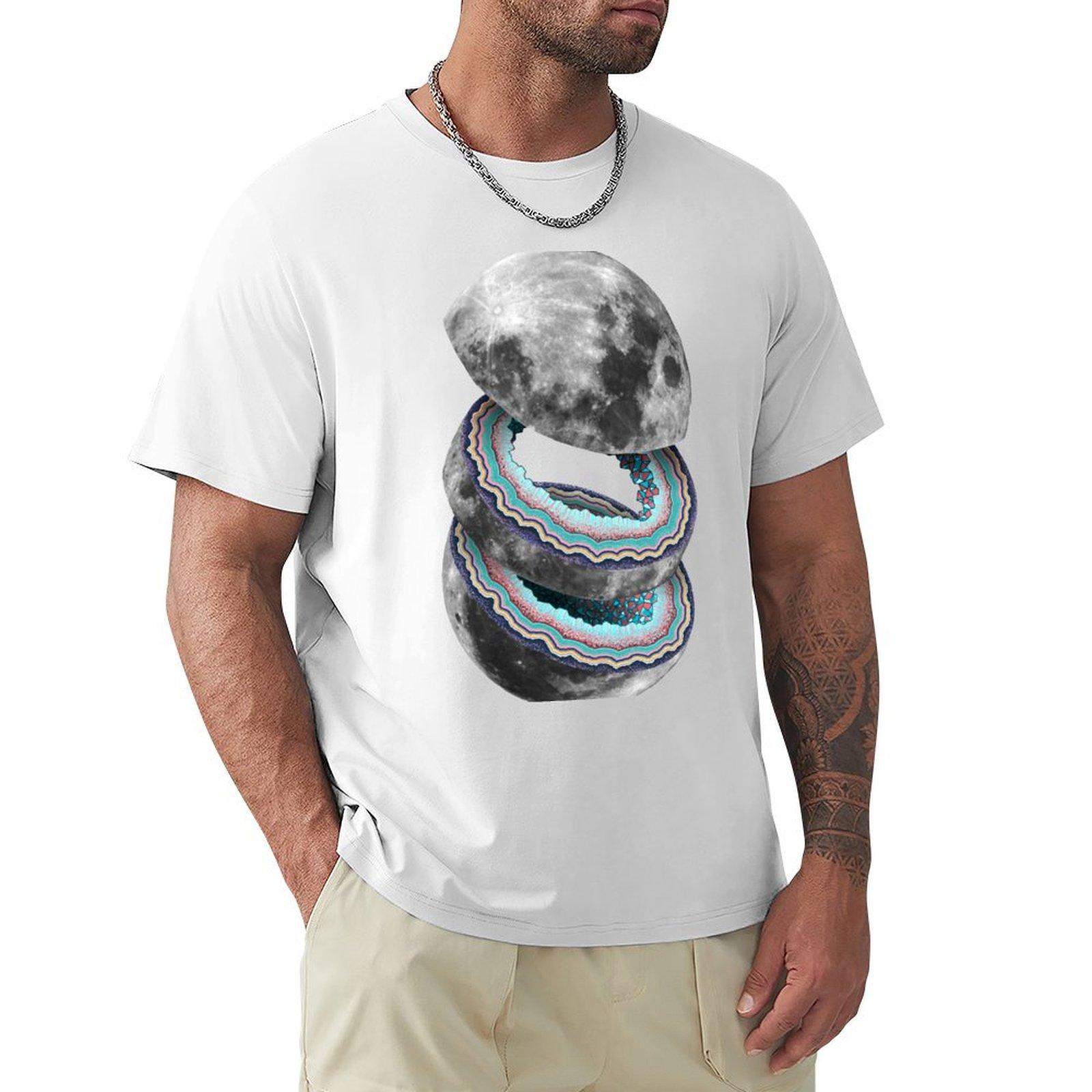 Geode Moon Tshirt Plus Size Loose Fit Tshirt S