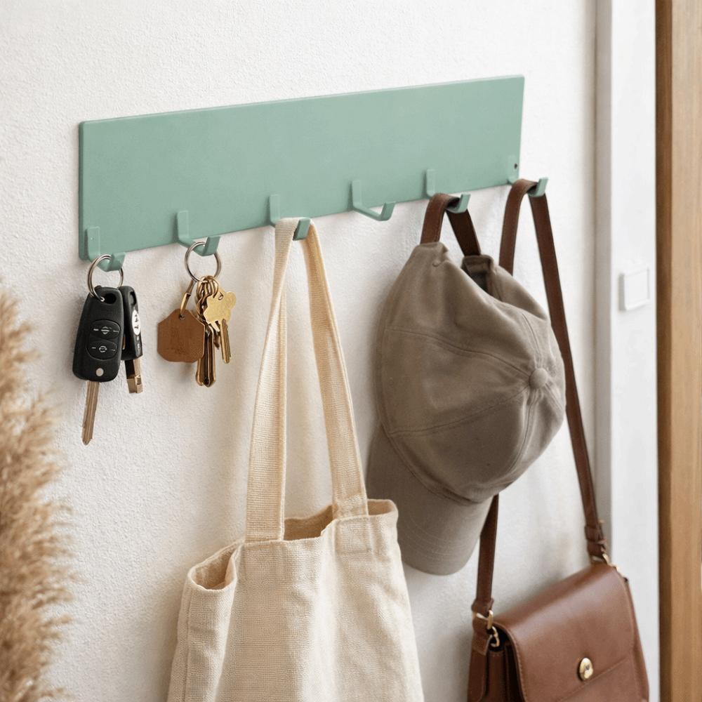 No Punch Refrigerator Magnetic Hook Wall Mounted Side Storage Rack Side Row Hook  Refrigerator Side