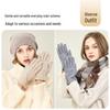 JIUMU Women's Lamb Wool Winter Touchscreen Gloves