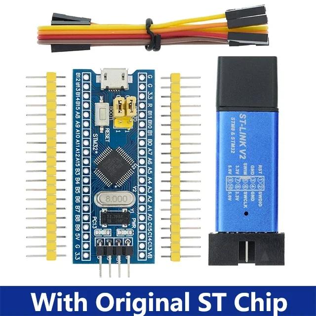 ST-LINK V2 Simulator Download Programmer STM32F103C8T6 ARM STM32 Minimum System Development Board STM32F401 STM32F411