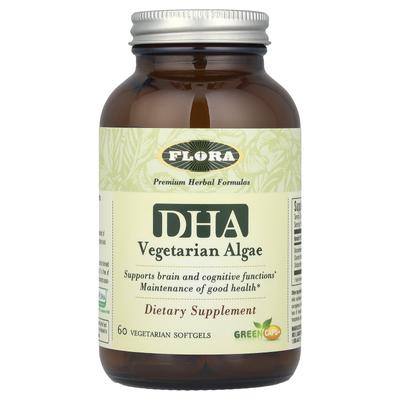 DHA algas vegetais, 500mg, 60 cápsulas gelatinosas vegetais (250mg por cápsula mole)