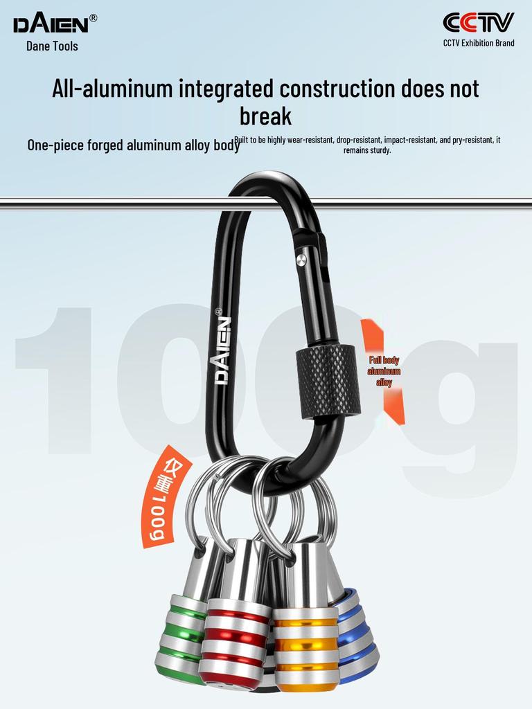 Daten Bit Aufbewahrung Schlüsselanhänger Sechskant Schaft Verlängerungshülse Adapter Werkzeugsatz