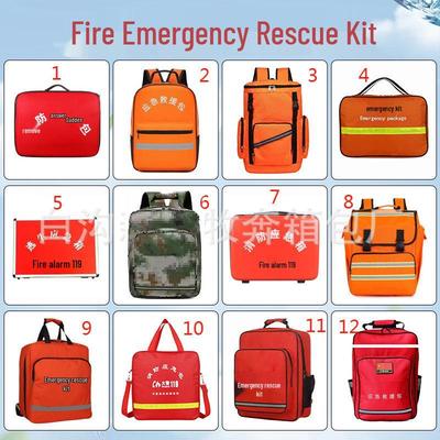 Emergency Rescue & First Aid Kit Backpack for Fire, Earthquake, and Flood