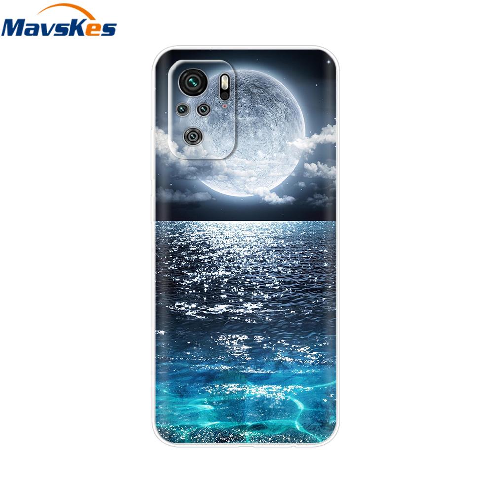 For Redmi Note 10 Case Note 10s Cover Phone Cases For Xiaomi Redmi Note 10 Pro note10 10 s Tpu Silicone Back Bumper Fundas Coque