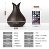 400ml Wood Grain Aromatherapy Diffuser & Humidifier for Essential Oils