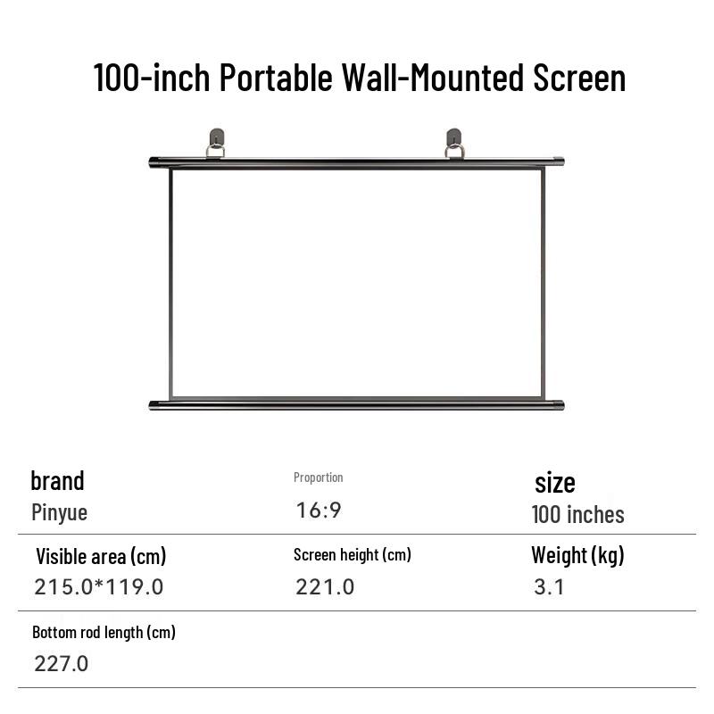 PInYUE Portable Projector Screen