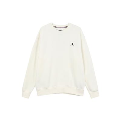 Felpa Sportiva Casual Girocollo con Stampa Flight MVP Uomo Felpa Bianco FB7020-133