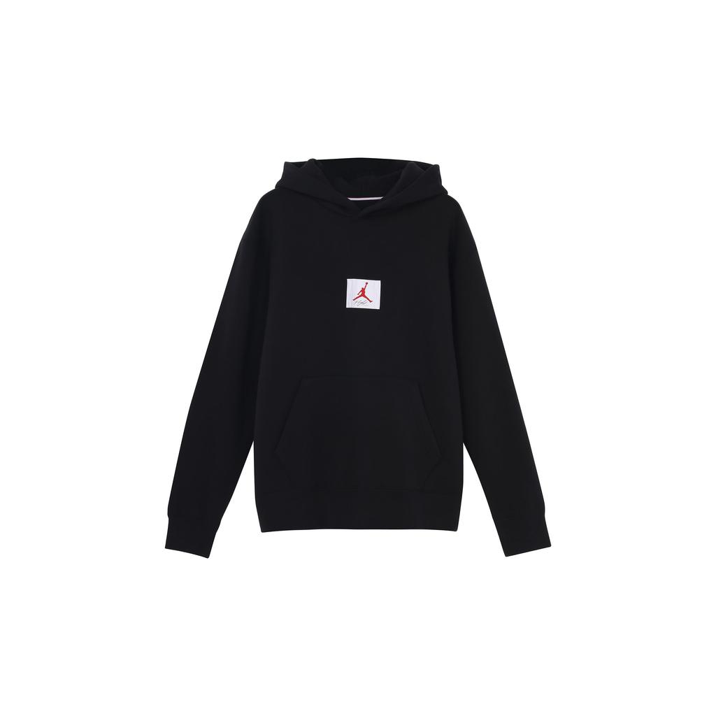 Jordan Men's Flight Fleece Graphic Pullover Hoodie Black CZ8261-010