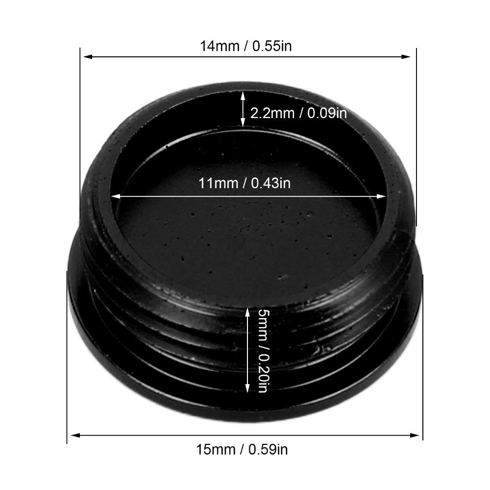 1 Set Aluminum Alloy Cycle Pedal Screw Cap M14 Thread Bike Pedal Covers  Cycling Accessories