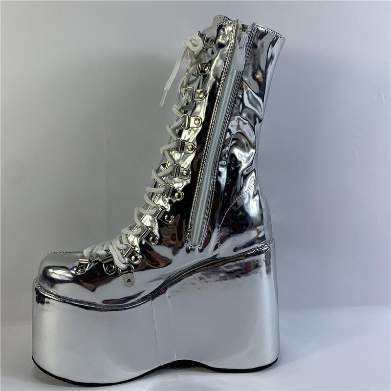 Magické fialové 12,5 cm módní klínky, pódiové vystoupení, streetový styl, sexy zakázkové boty, modelové klubové kotníkové boty