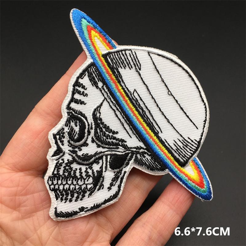 Iron On Sticker Embroidered Patches For Clothing Anime Clorhing Stickers Punk Sewing Iron-On Transfers For Clothing