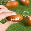 Football Basketball Ball Keychains PU Leather Football Pendant  Children Presents