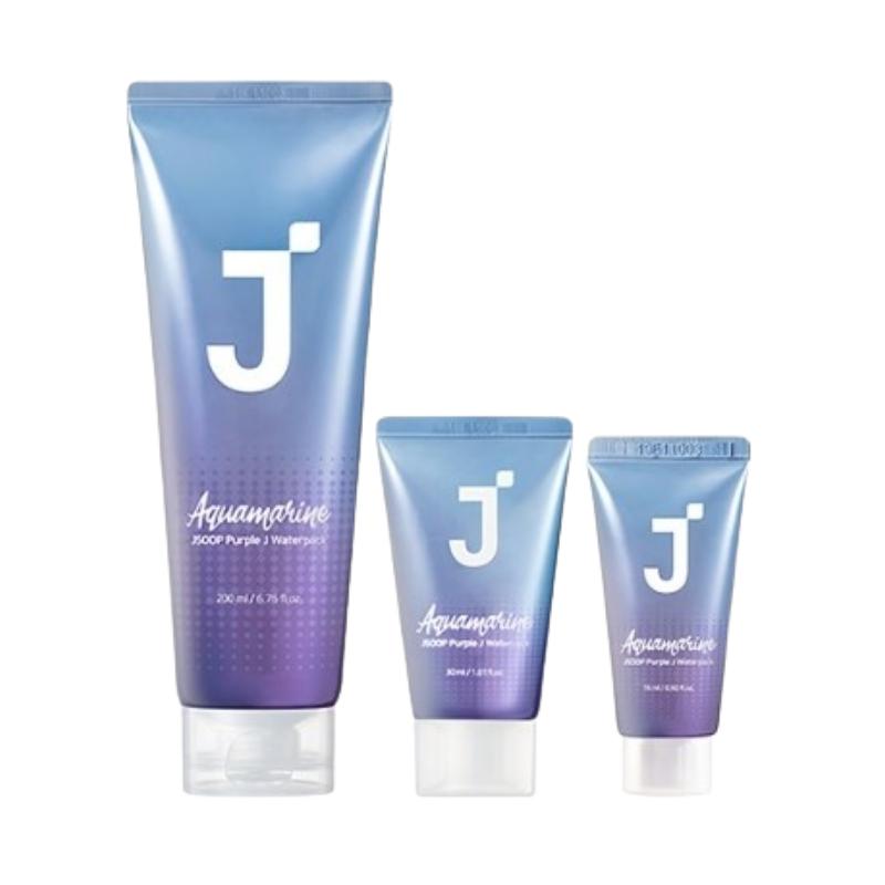 Jsoop Purple J Aqua Marine No-Wash Hair Pack Set | Korean Leave-In Hair Treatment for Damaged Hair (200ml + 30ml + 15ml)