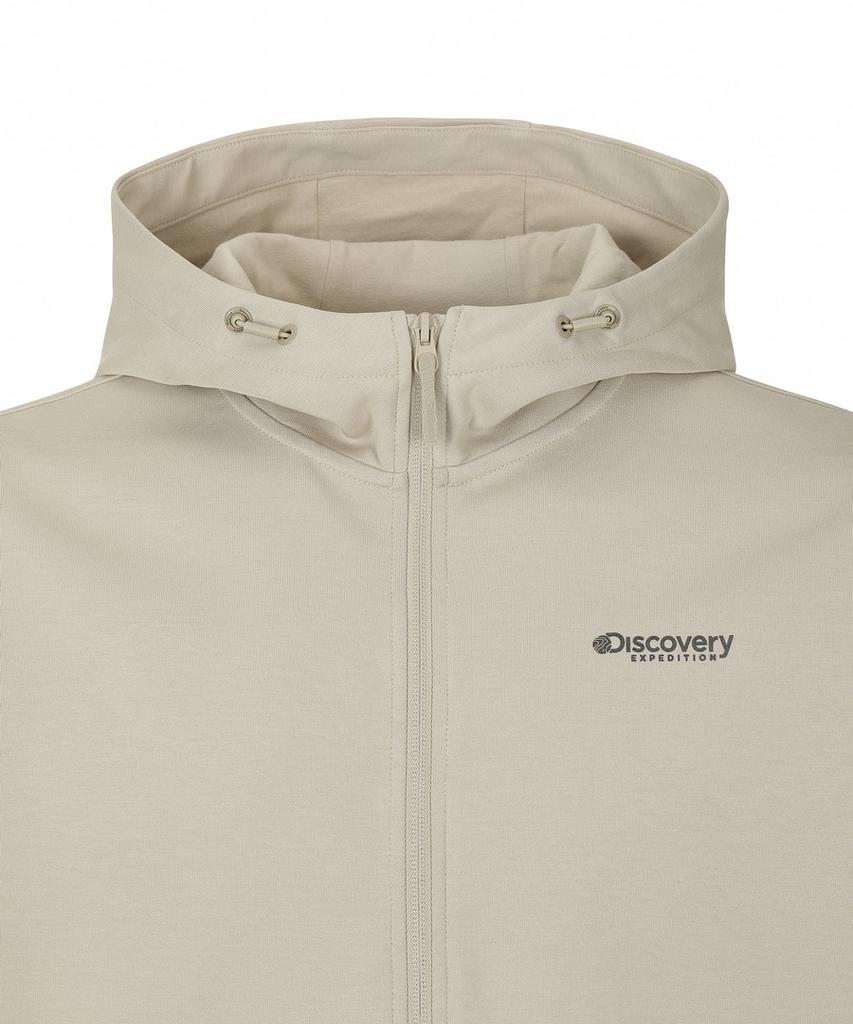 Discovery Expedition Men'S Tech Knit Training Hooded Jacket (Beige2)