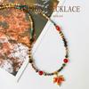 Red Maple Leaf 2025 Autumn/Winter Women's Minimalist Versatile Clavicle Necklace
