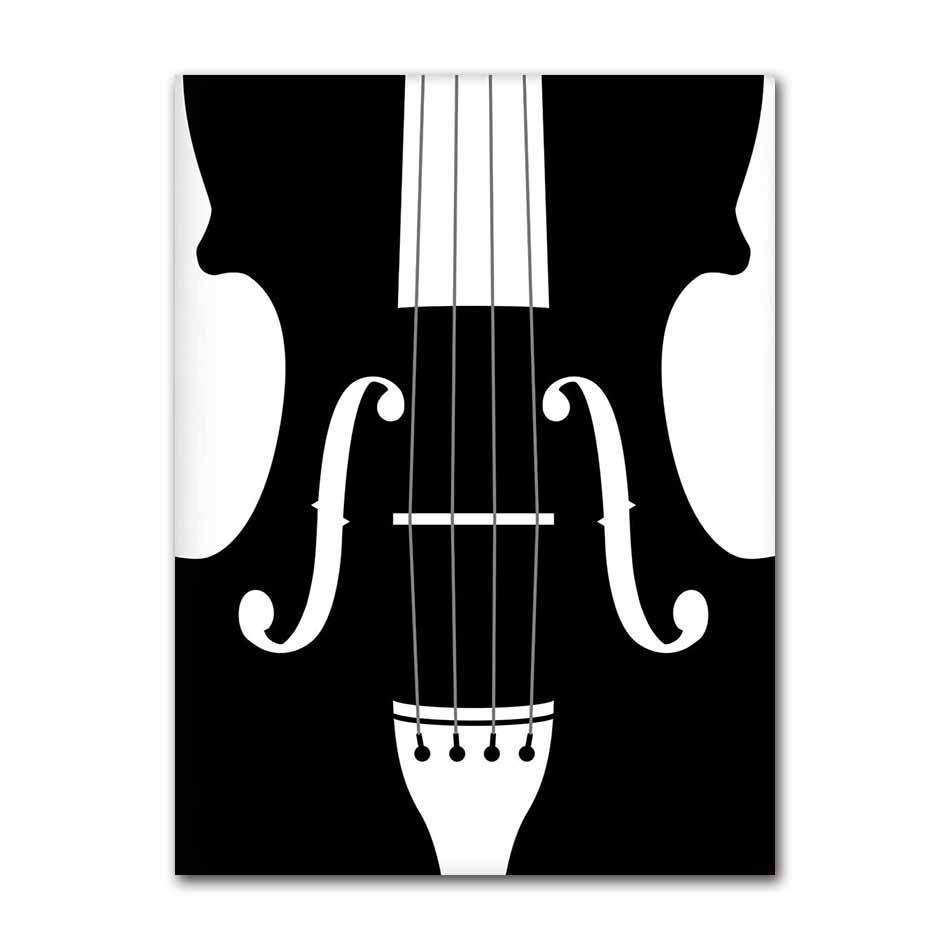 Minimalist Instrument Posters and Prints Music Enthusiast Modern Art Canvas Painting Wall Art Pictures Home Bar Room Decoration