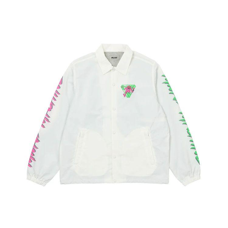 Palace M-Zone Mutant Ripper Coach Jacket White Unisex Outerwear P20JK124