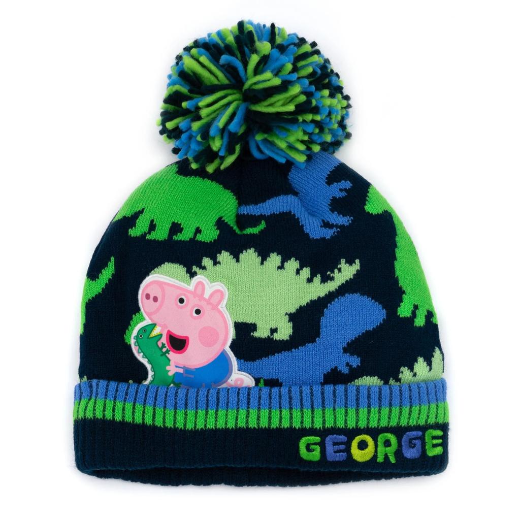 Peppa Pig Dětská/dětská sada čepice a rukavice George prase