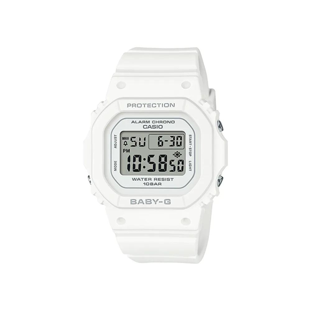 BGD-565U-7DR LDJ Square Digital Watch White Women s Watch Student Watch