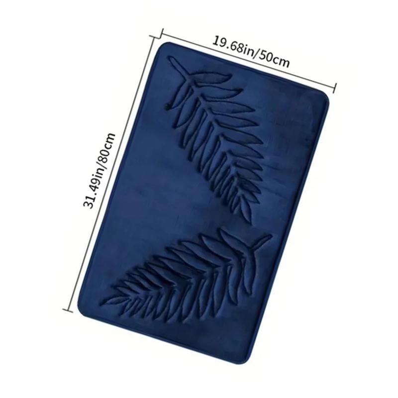 3dílná koupelnová předložka Paměťová pěna Ultra měkká a savá Listové koupelnové koberce Silné Pratelné Pro koupelnu Toaletu Vaničku Sada předložek