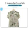 Stylish Summer Short-Sleeve Shirt for Elderly Women (80+)