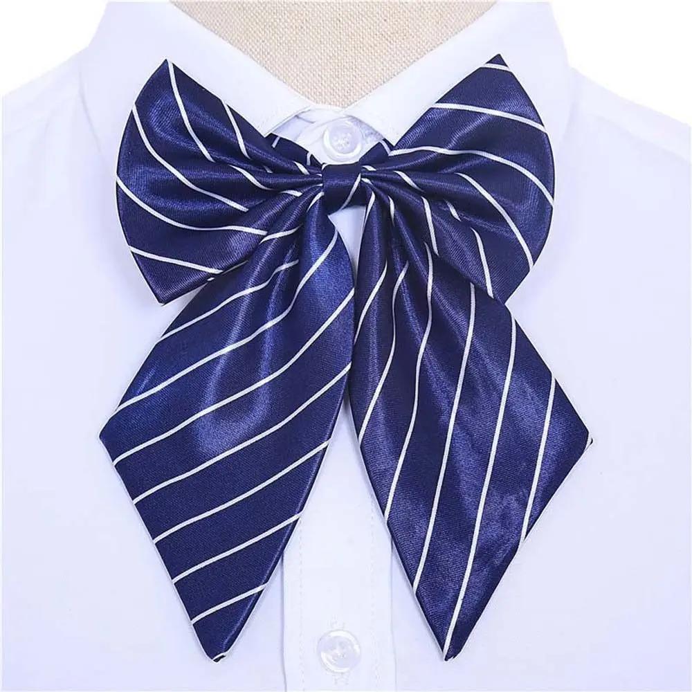 Stripe Airline Stewardess Necktie Korean Style Nurse Neck Wear School Students Neckties Bank Teller Neck Tie Sailor Suit Bowtie