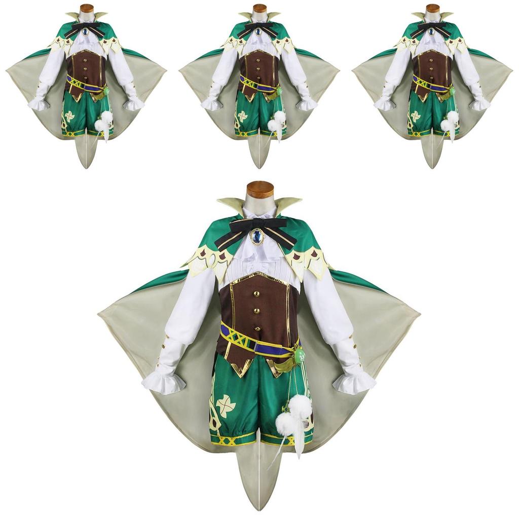 Elegant Genshin Impact Venti Cosplay Full Set Costume Ideal For Adult Women