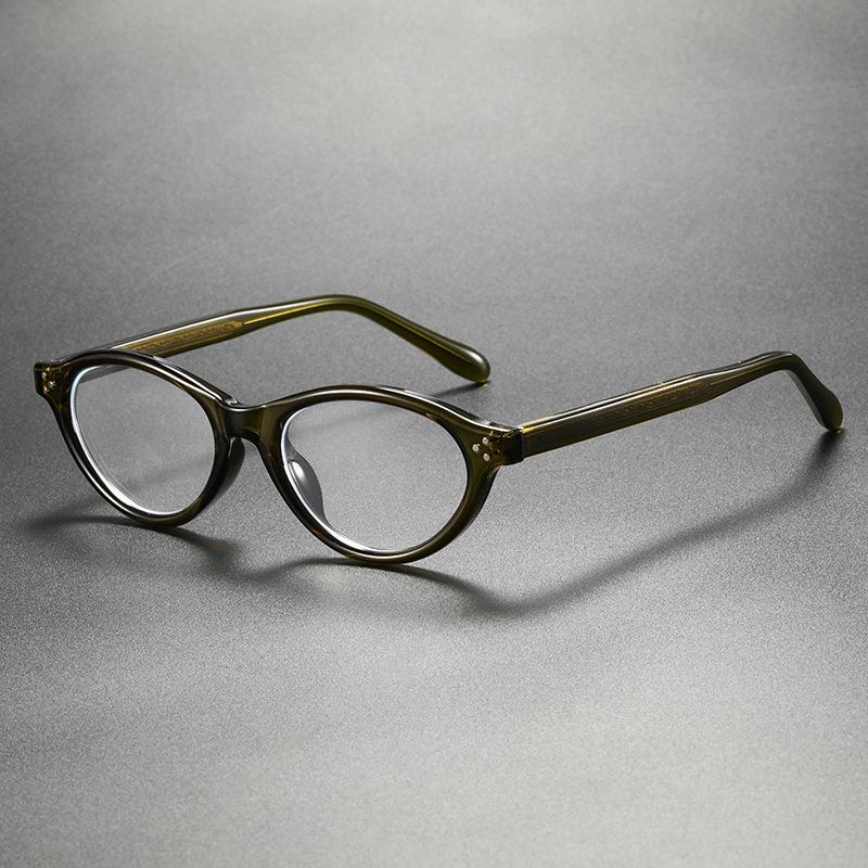 Retro Prescription Reading Glasses Women Oval Small Frame Photochromic Glasses Myopia Women's Eyeglass Frame Eyewear