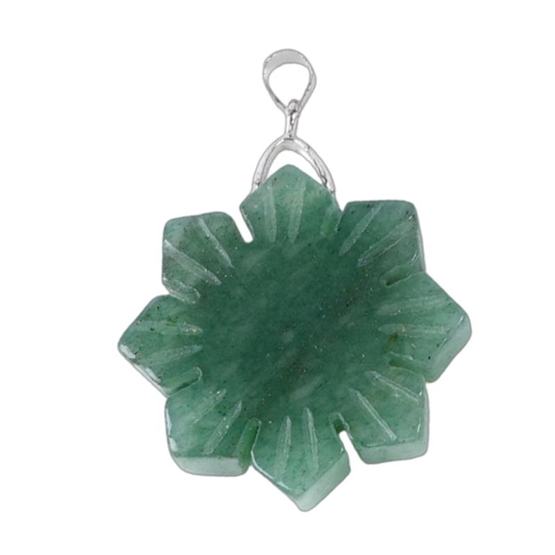 Handcraft Snowflake Agate Necklace Unique Stone Christmas Jewelry Suitable for Everyday Elegant