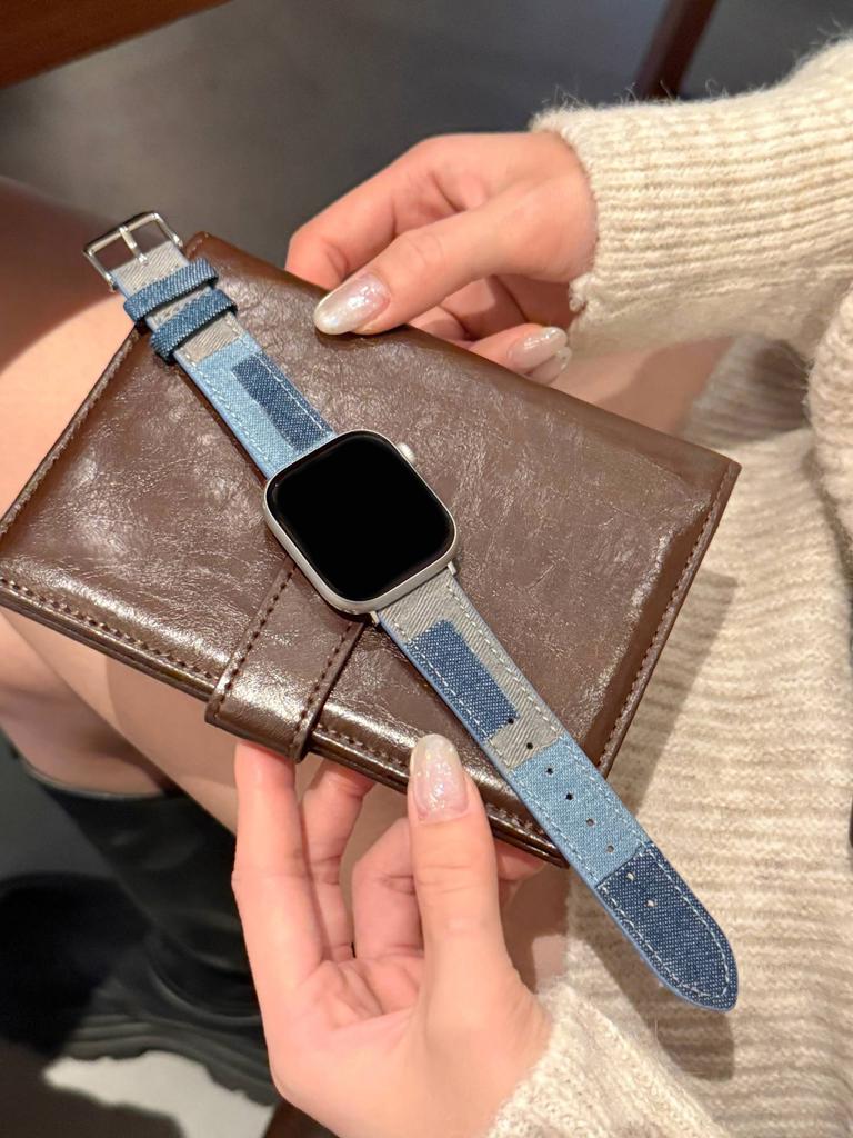 Superior Leather loop band For Apple Watch women 44mm 40 45 41 49 42 38 Series 11 10 9 8 SE 7 6 5 4 3 Strap
