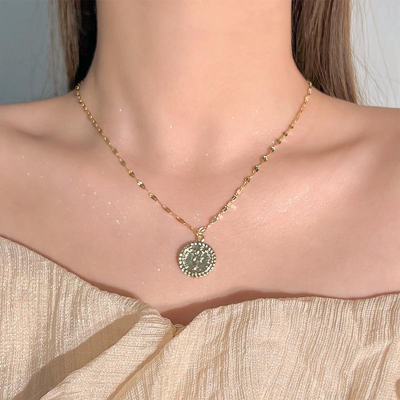 Elegant Gold Beaded Necklace for Women - 2024 Clavicle Chain, Luxury Neck Accessory