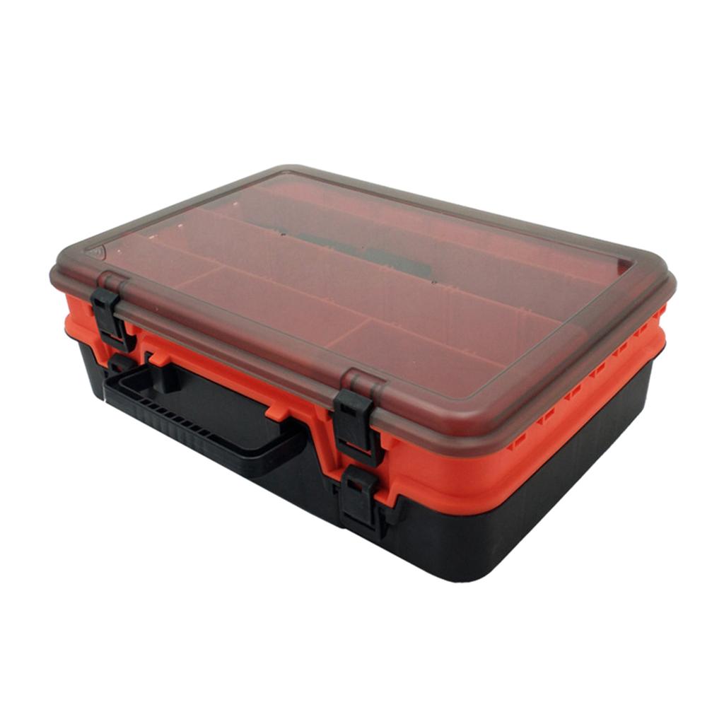 Waterproof Tackle Box Fishing Tackle Container Box Fishing Storage Box Fish Lures Organizers Box with Removable Dividers