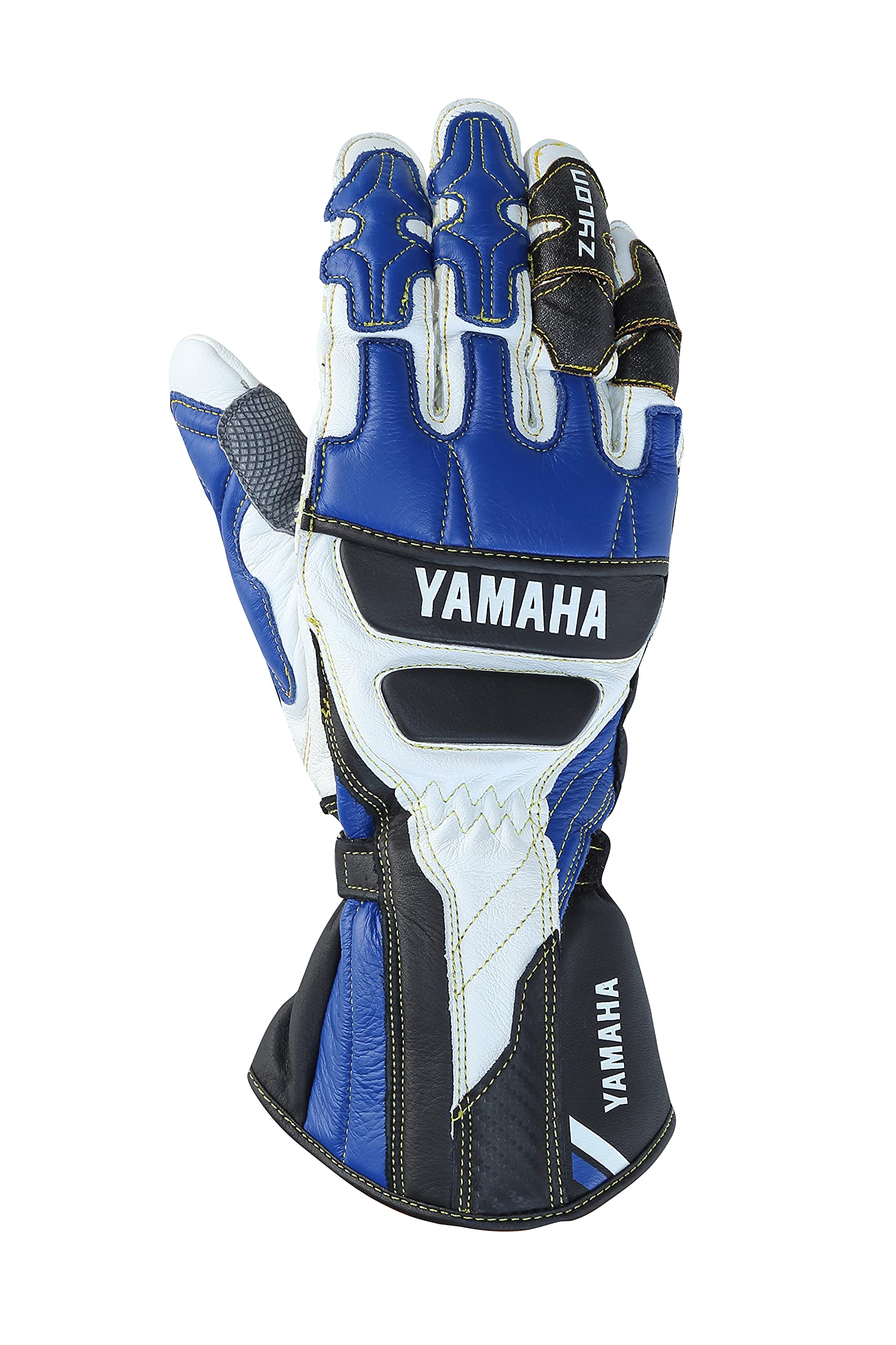 

Перчатки для верховой езды Yamaha Blue Fun TRAVEL items YAT49 Sports Riding Gloves White x Blue x Black size L [Гоночные товары] 90792-G052L