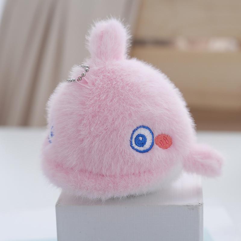 Adorable Cute Plush Ocean Animal Jellyfish Keychain Soft Toy For Bags