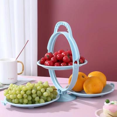 Household Fruit Tray Plastic Living Room Modern Creative Melon Dried Fruits Coffee Table Snacks Candy Box Storage Basket