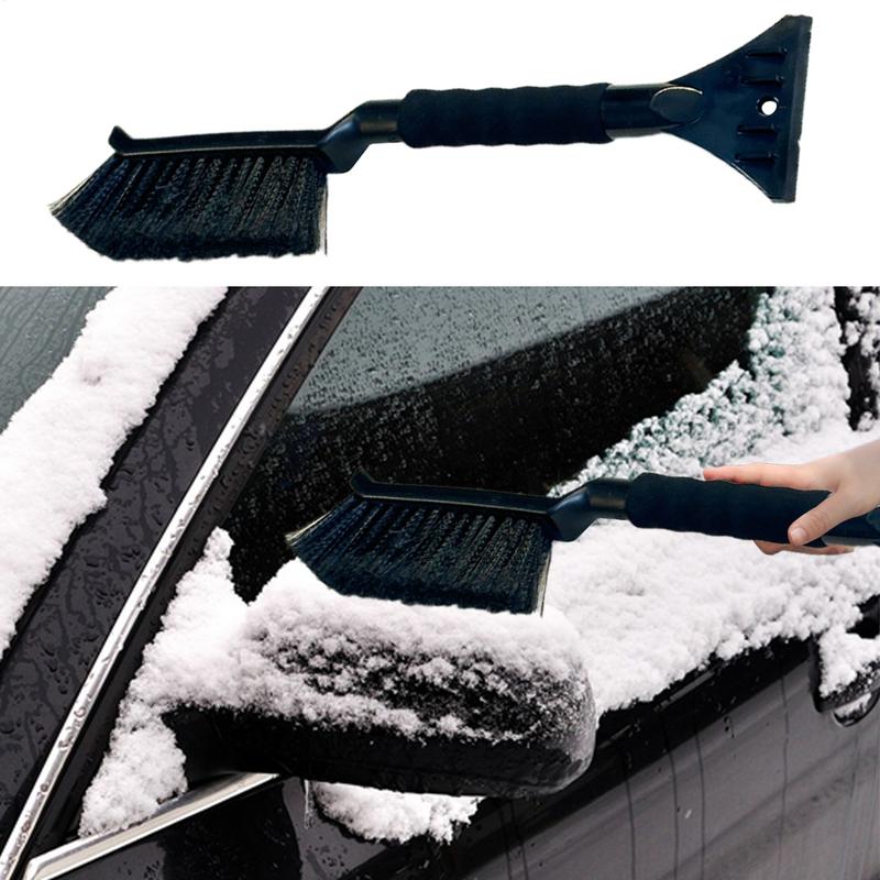 Car Snow Brush And Ice Scraper Car Window Scraper For Snow And Ice Ergonomic Foam Grip Window Ice Scraper Snow Cleaner For Car