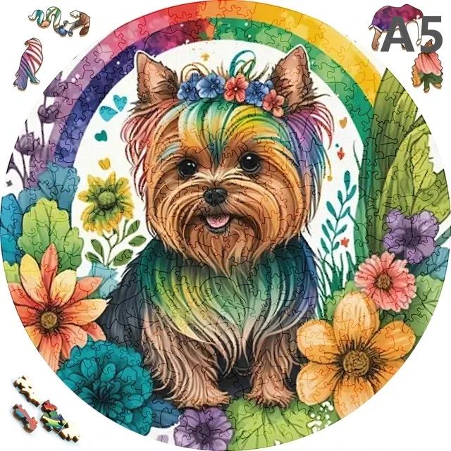 Wooden Animal Puzzles Jigsaw for Adults Kids Mysterious Medal Puzzle Child Toys Gifts Games 3D Wooden Puzzles Jigsaw