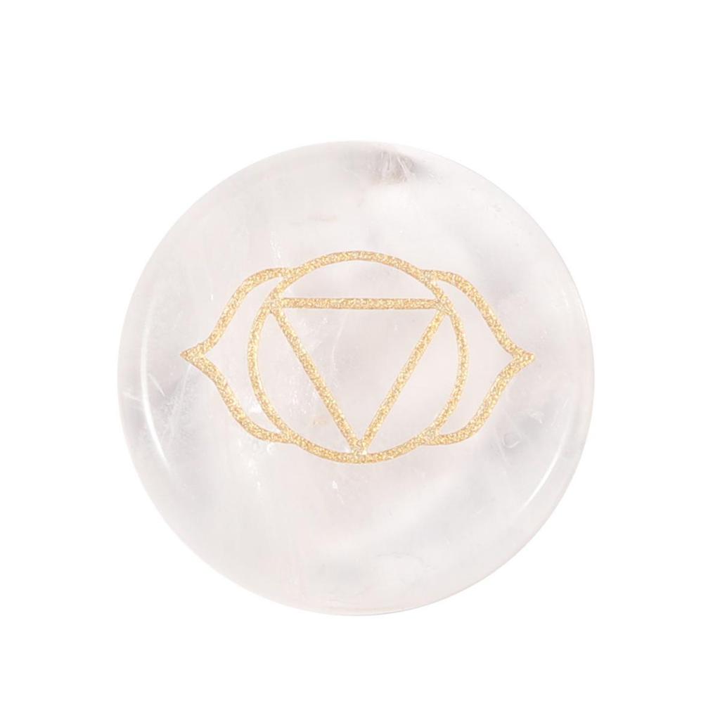 20mm Seven-Color Chakra Gemstone Agate Discs for Creative Decoration