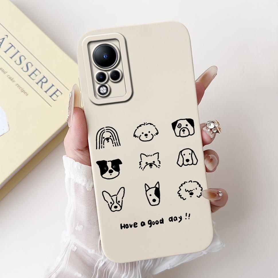 For Infinix Note 11 Case Lovely Cartoon Animal ShockProof Back Cover For Infinix Note 11 Note11 Fundas X663 X663B Phone Shell