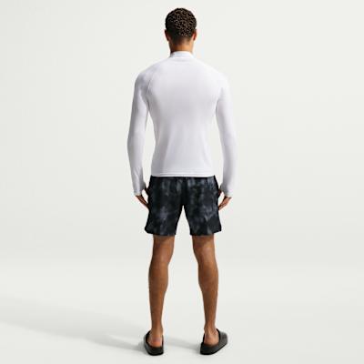 Men's Nike Wetsuits Men's White/Black Crew Neck Moderate