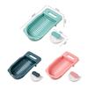 Household Mini Washboard Portable Laundry Board with Scrub Grips for Underwear Socks Lightweight Wash Board for Children Clothes