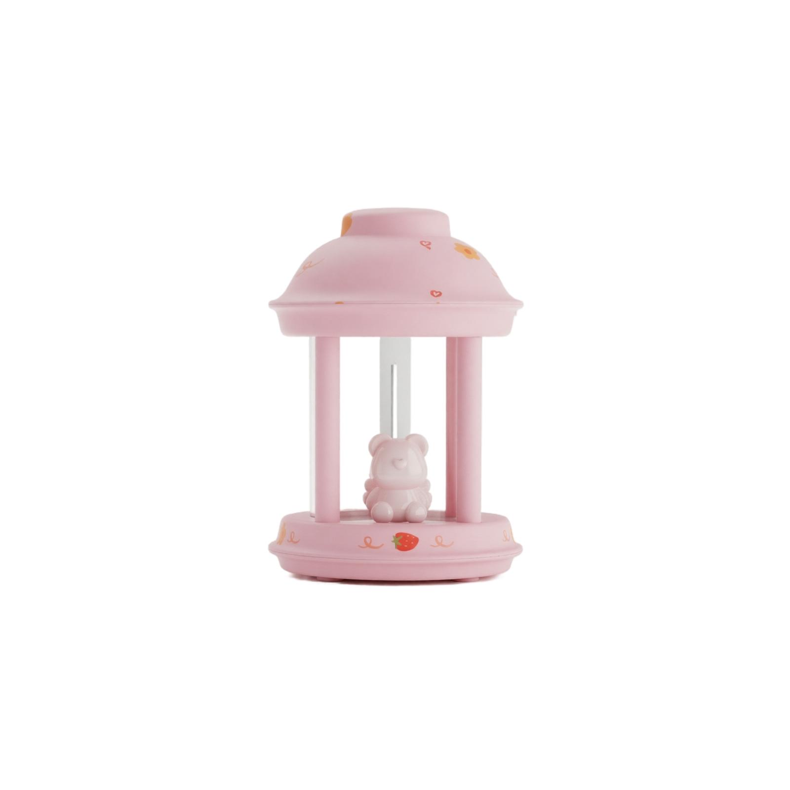 

Creative Gift Atmosphere Lamp Home Bedroom Large Capacity Warm Light Night Whisper Mist Humidifier Essential Oil Diffuser for Relaxation one size розовый
