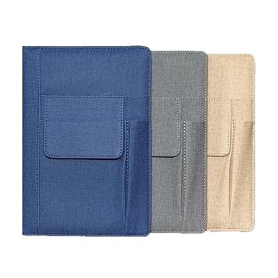 A5 Notebook Thick Writing Notebook Recycled Paper Journal Eco-friendly Notebook Lined Journal Paperbook Fabric Cover Journal